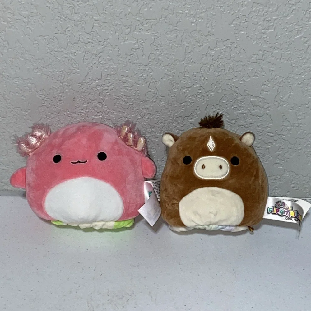 Squishmallows Plush Plushie Soft Lot of 2 Mini 5